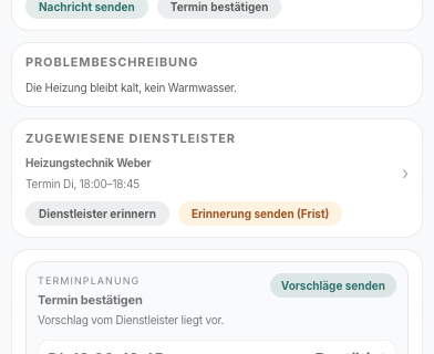 Rollen und Berechtigungen am Vorgang